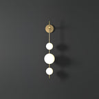 Vertical Globe Plug - in Wall Lamp
