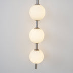 Vertical Globe Plug - in Wall Lamp