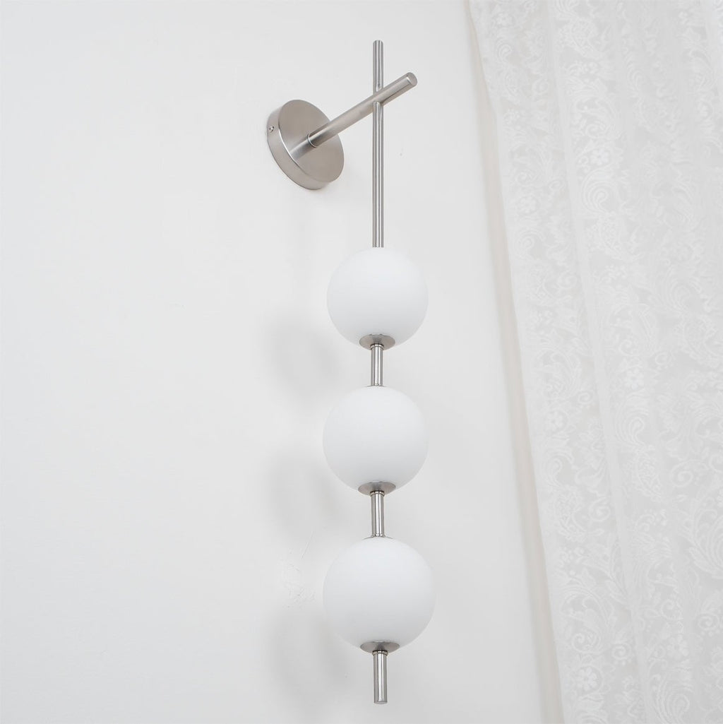 Vertical Globe Plug - in Wall Lamp