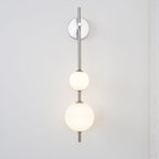 Vertical Globe Plug - in Wall Lamp