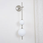 Vertical Globe Plug - in Wall Lamp