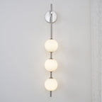 Vertical Globe Plug - in Wall Lamp