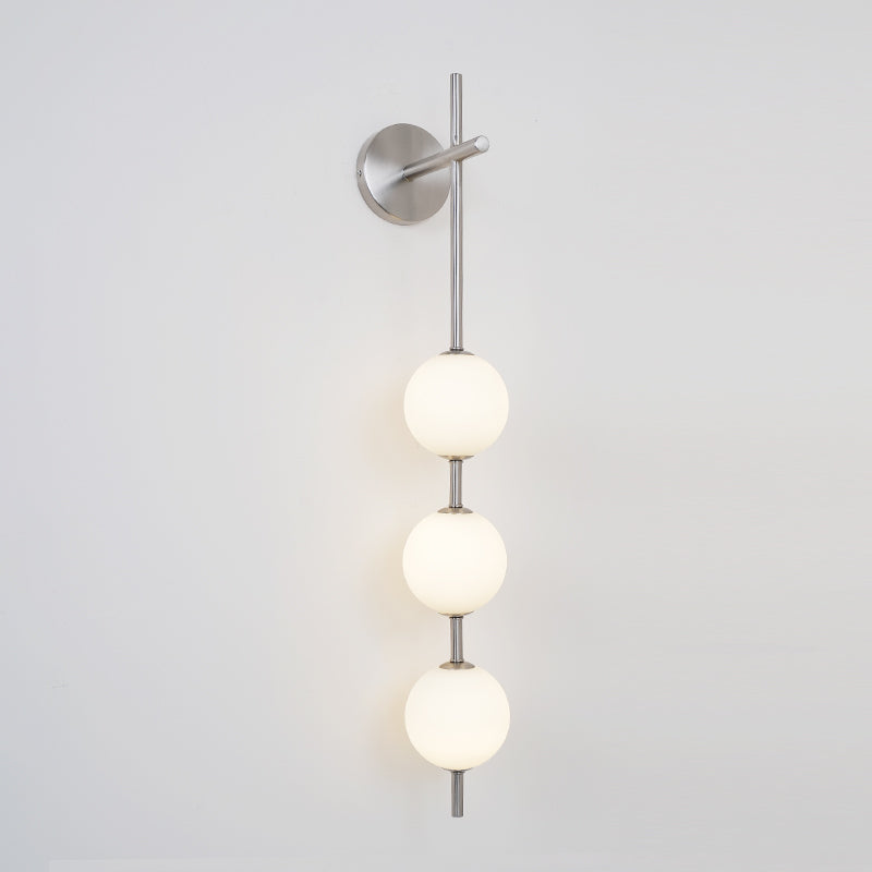 Vertical Globe Plug - in Wall Lamp