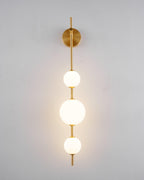 Vertical Globe Plug - in Wall Lamp