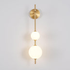 Vertical Globe Plug - in Wall Lamp