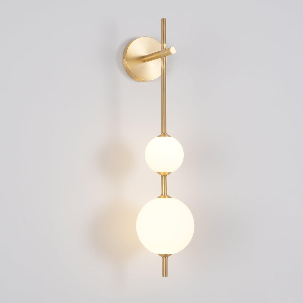 Vertical Globe Plug - in Wall Lamp