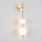Vertical Globe Plug - in Wall Lamp