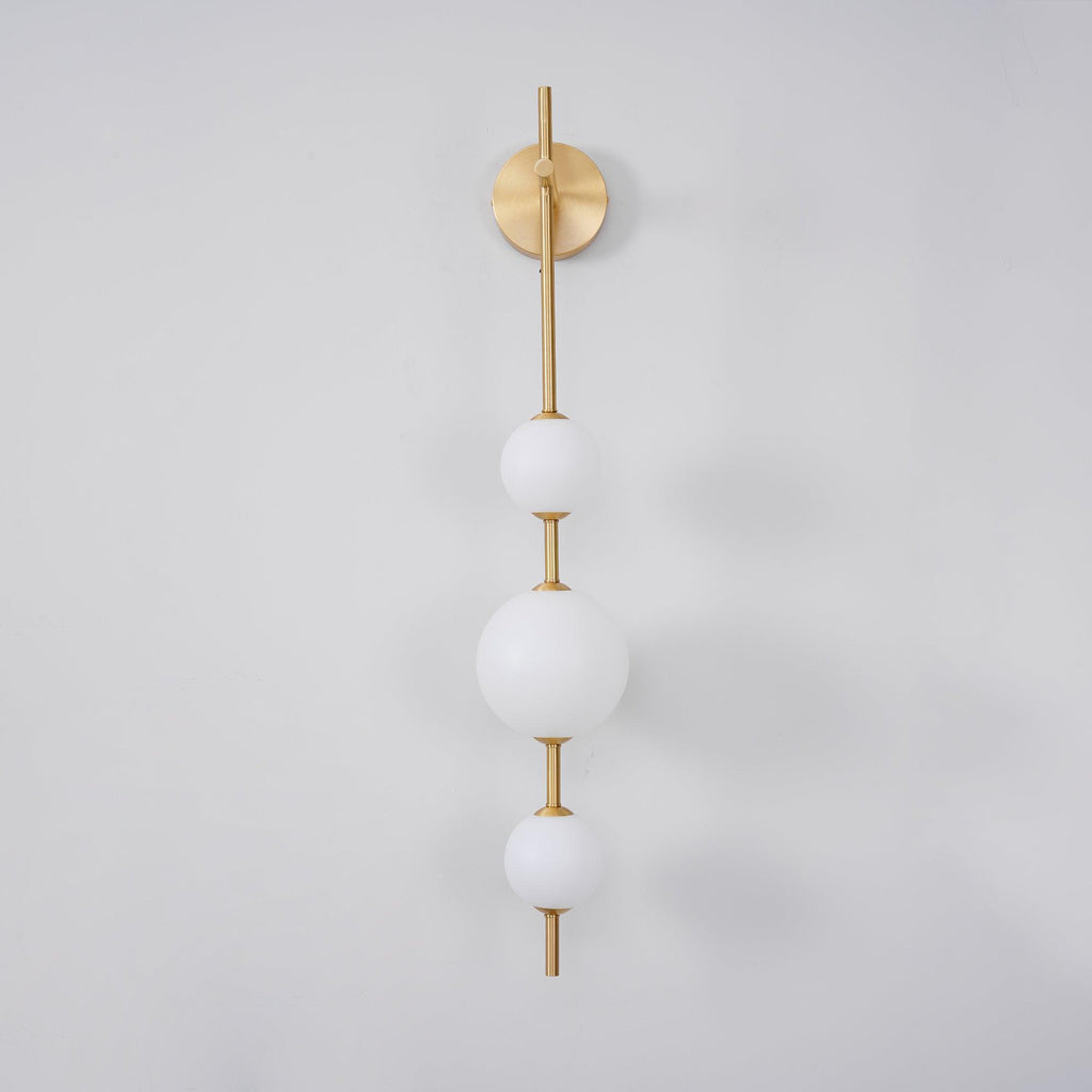 Vertical Globe Plug - in Wall Lamp