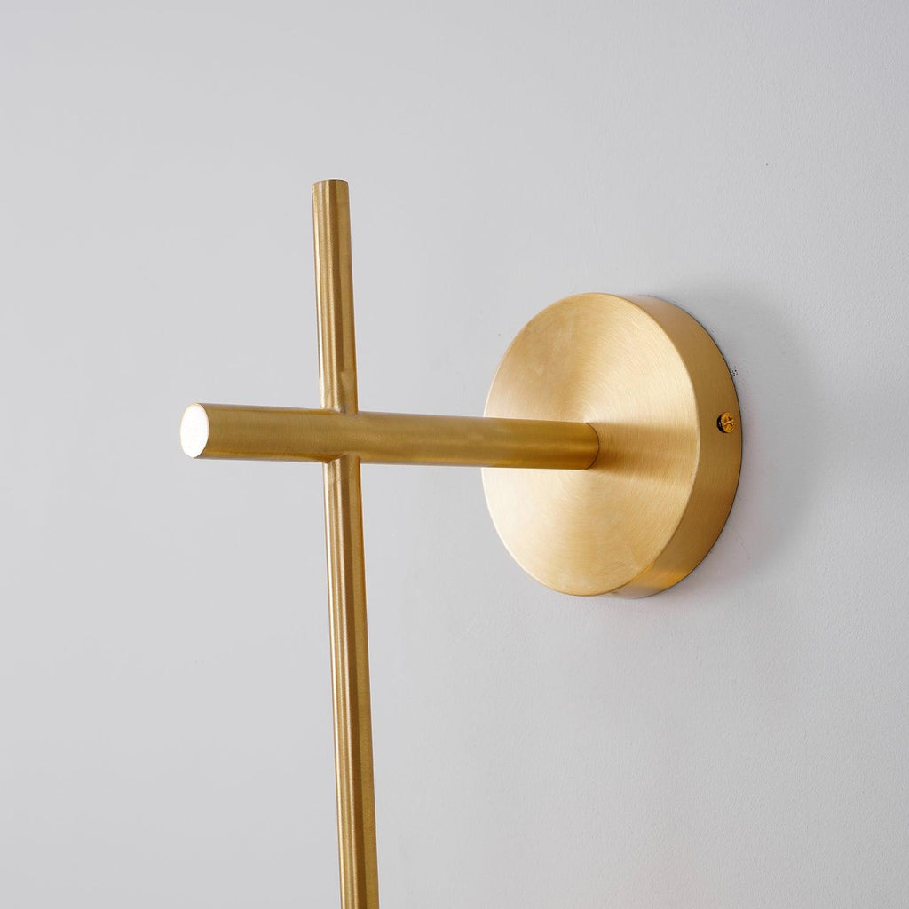 Vertical Globe Plug - in Wall Lamp