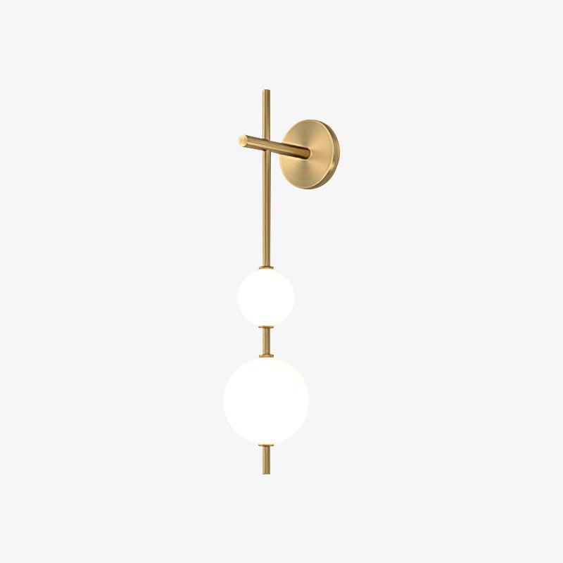 Vertical Globe Plug - in Wall Lamp