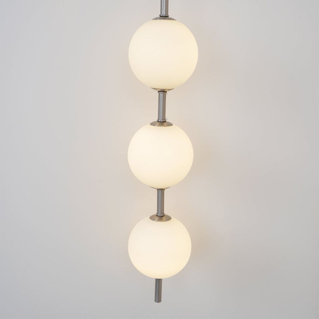 Vertical Globe Plug - in Wall Lamp