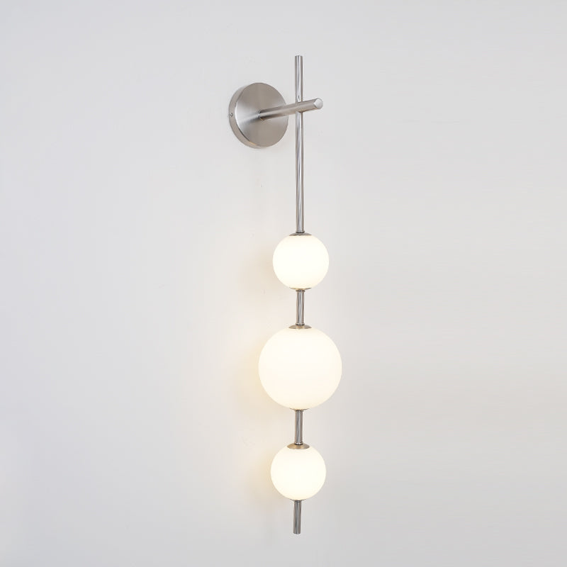 Vertical Globe Plug - in Wall Lamp