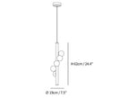 Vertical Orb Timber Pendant Lamp