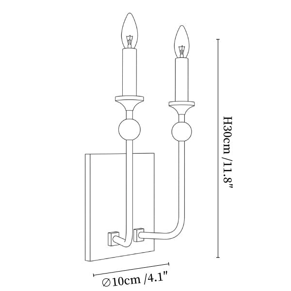 Vesper Candlestick Wall Sconce