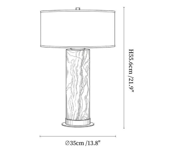 Vesper Onyx Table Lamp