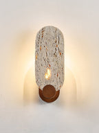 Vesper Travertine Wall Light