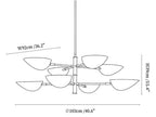 Vespera Brass Chandelier