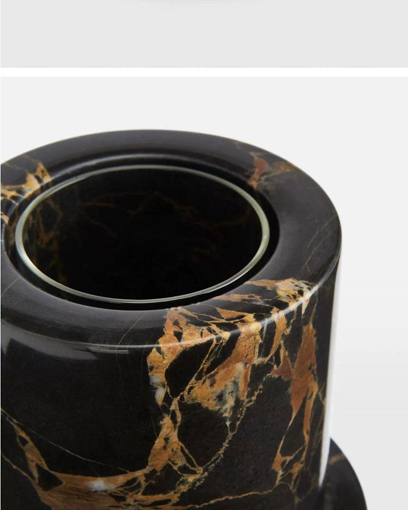 Vetra Noir Marble Vase