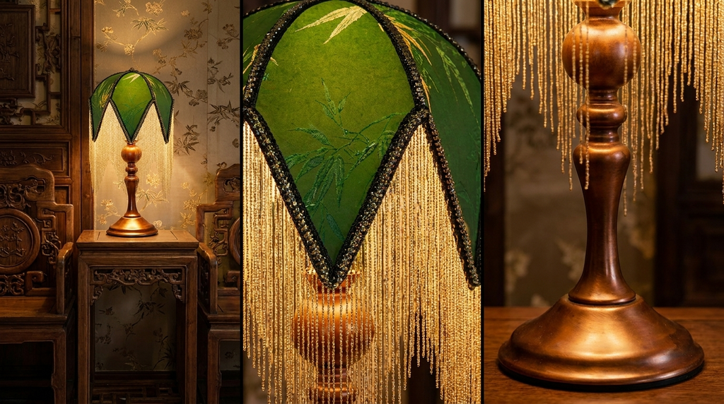 Victorian Fringe Table Lamp