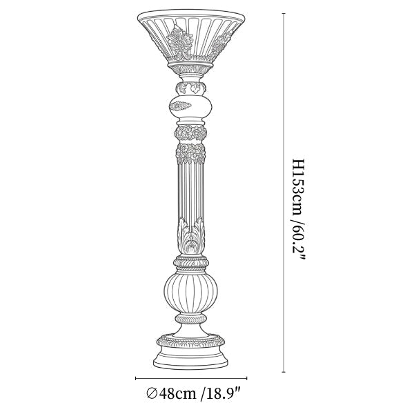 Victorian Torchiere Floor Lamp