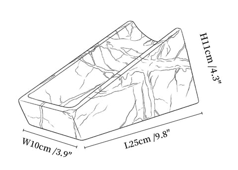 Vino Cantilever Marble Stand