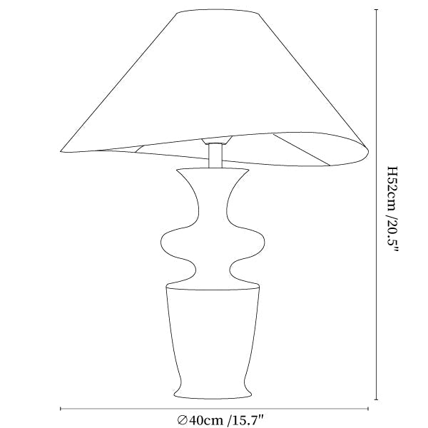 Vino Wood Table Lamp