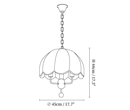 Vintage Bloom Pendant Lamp