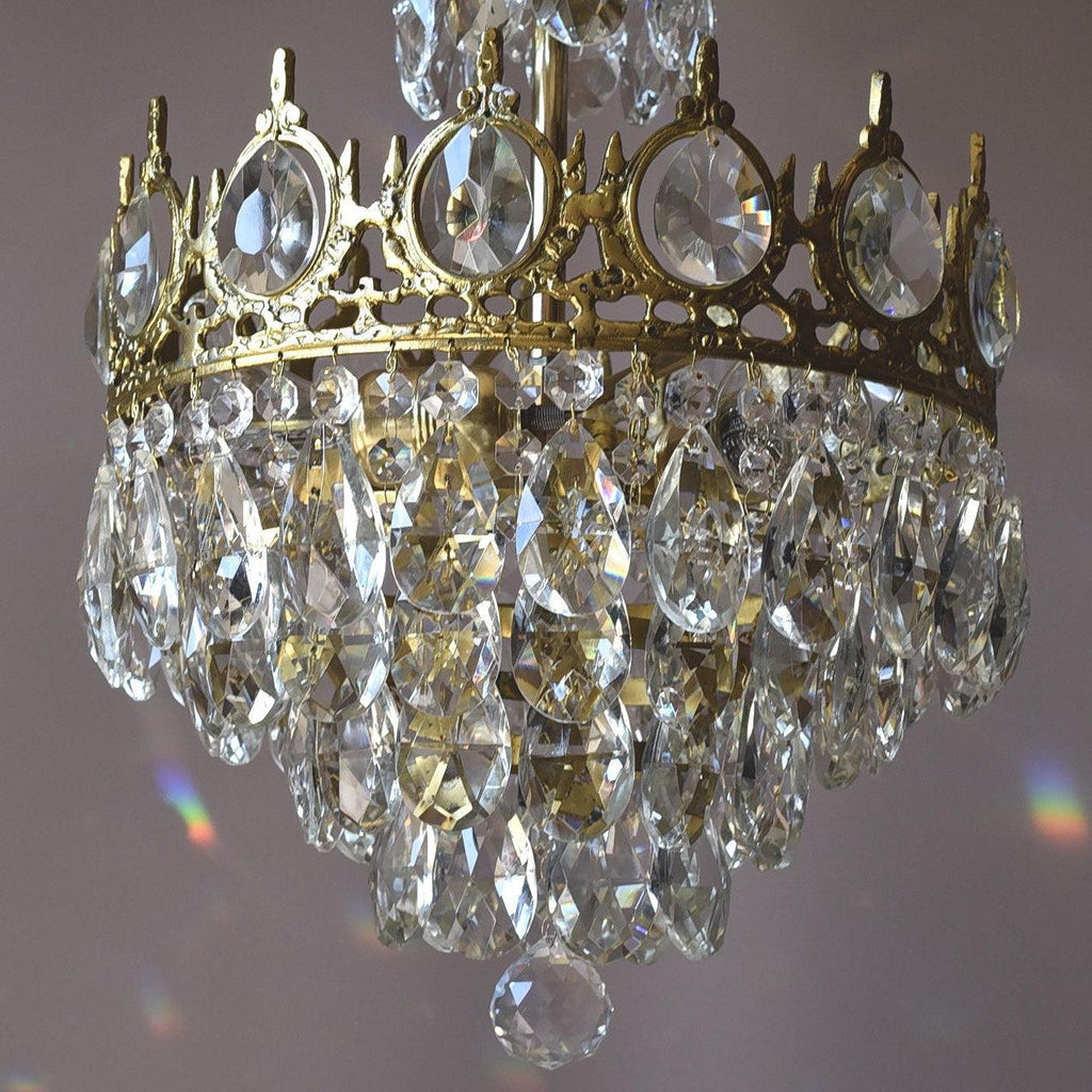 Vintage Crystal Chandelier
