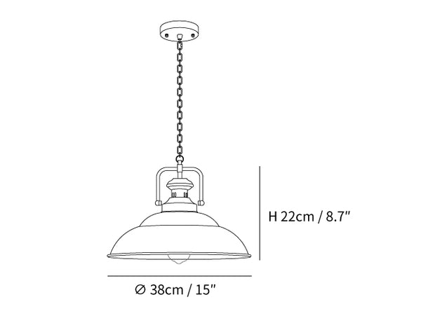 Vintage Industrial Collections Pendant Light