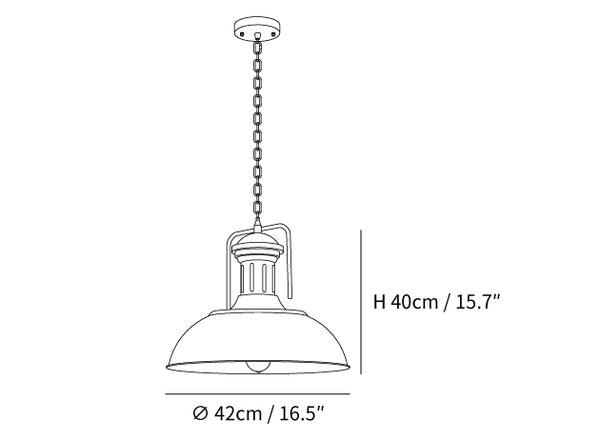 Vintage Industrial Collections Pendant Light