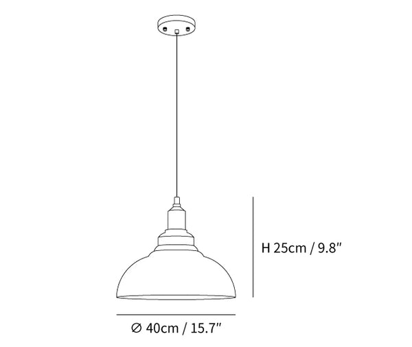 Vintage Industrial Collections Pendant Light