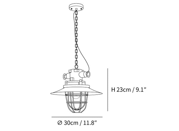 Vintage Industrial Collections Pendant Light