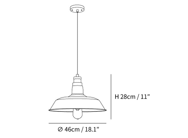 Vintage Industrial Collections Pendant Light