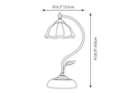 Vintage Laiton Table Lamp