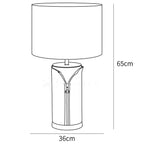 Vintage Leather Table Lamp