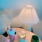 Vintage Pleated Table Lamp