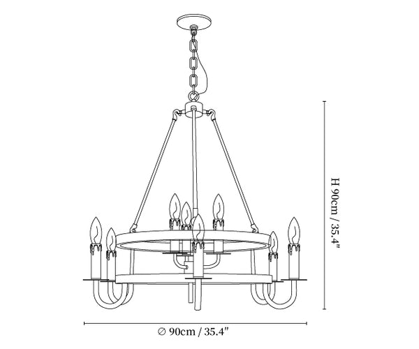 Vintage Voyager Chandelier