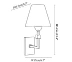 Virelle Alabaster Tapered Wall Sconce