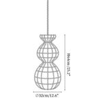 Virelle Gourd Rattan Pendant Light