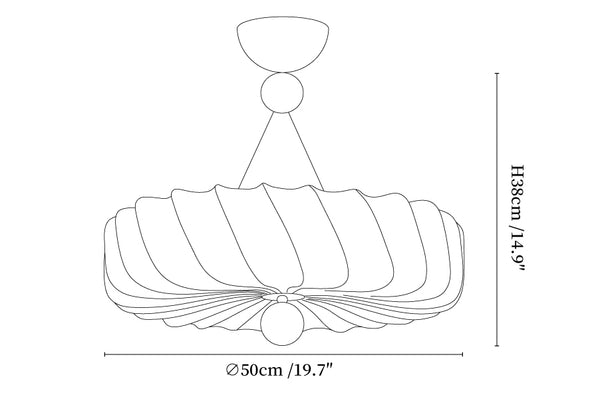 Virelle Spiral Ceiling Light