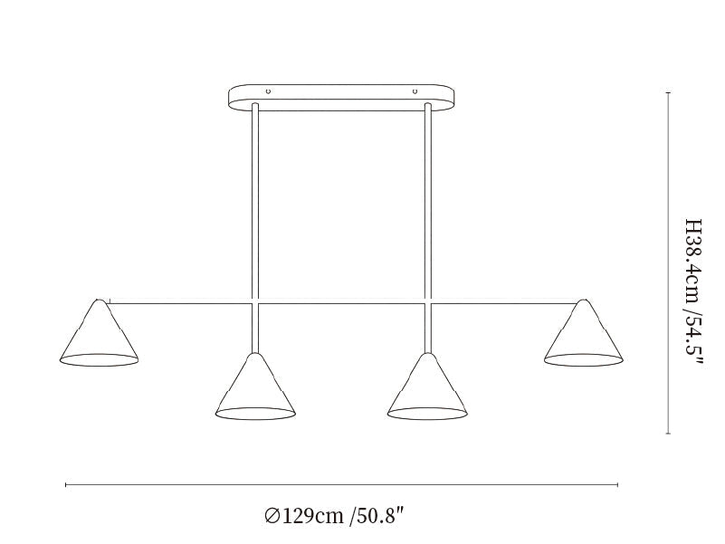 Virelli Cone Chandelier