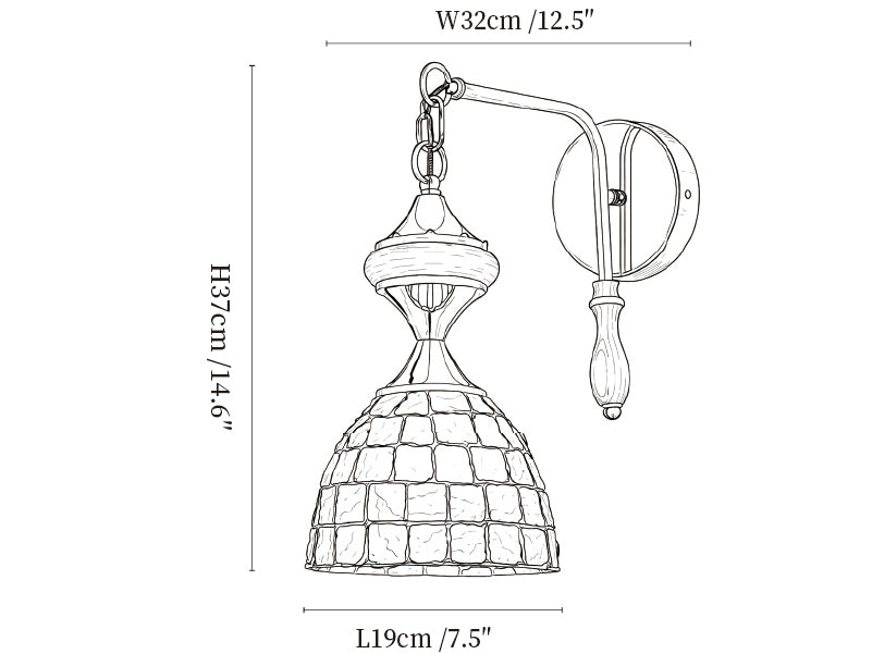 Virello Mosaic Wall Lamp
