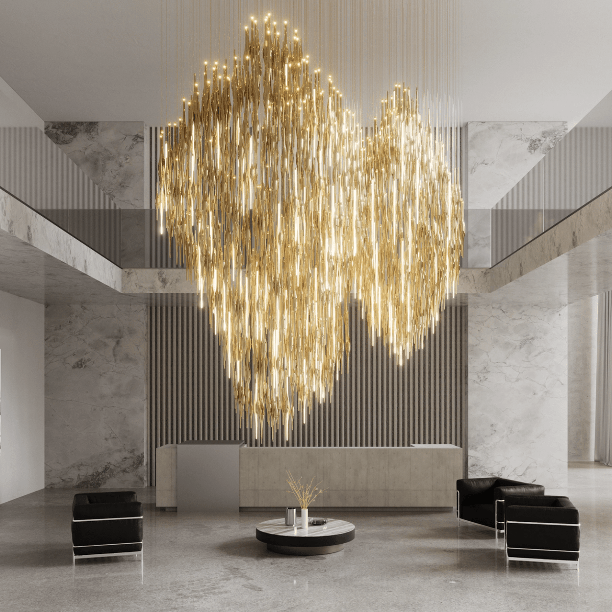 Vitara Glass Drop Customize Chandelier