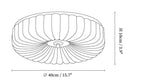 Vivid Ripple Ceiling Light