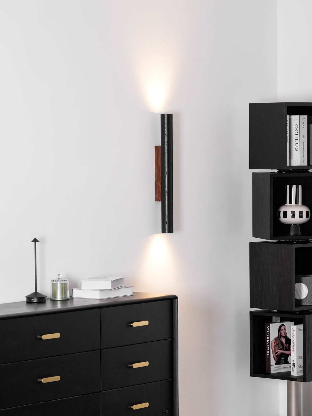 Volcanic Noir Wall Sconce