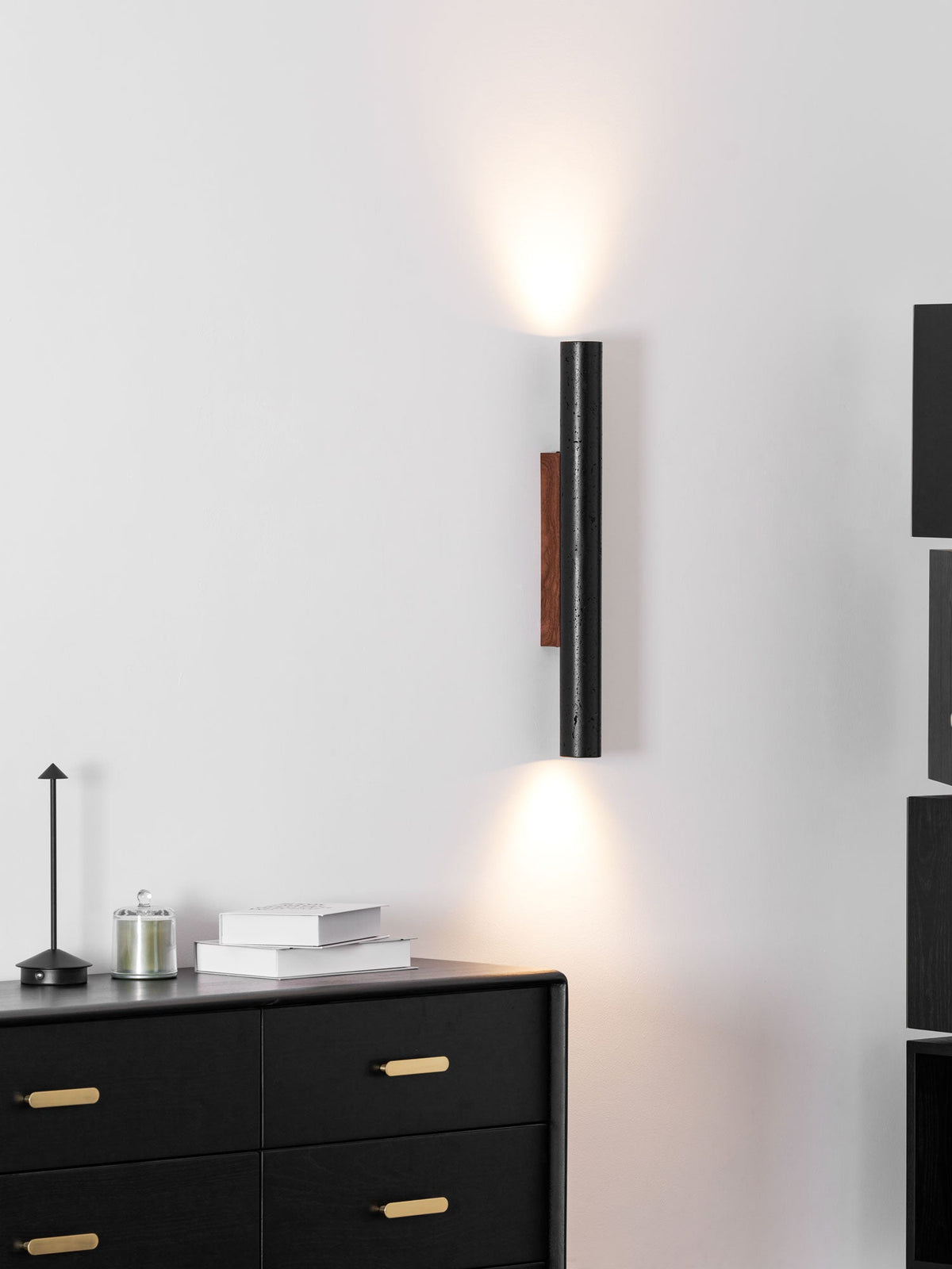 Volcanic Noir Wall Sconce