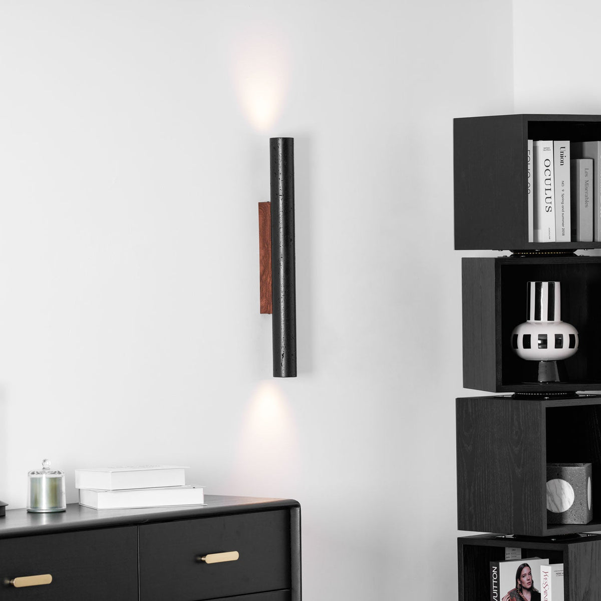 Volcanic Noir Wall Sconce