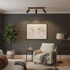Volcanic Wood Trio Ceiling Spot