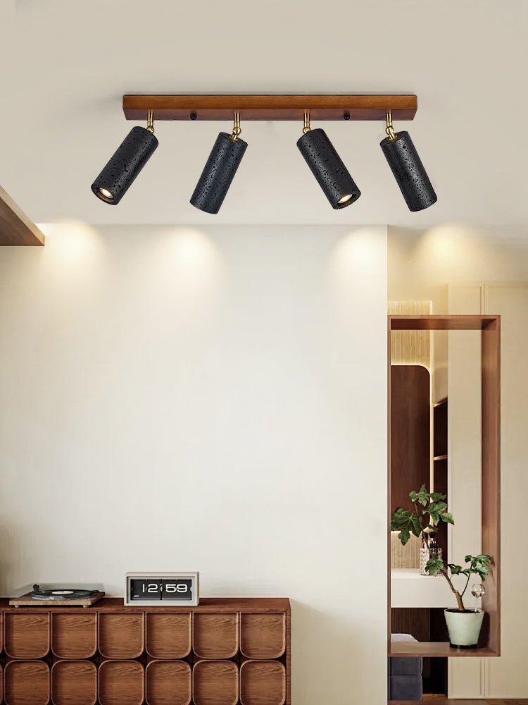 Volcanic Wood Trio Ceiling Spot