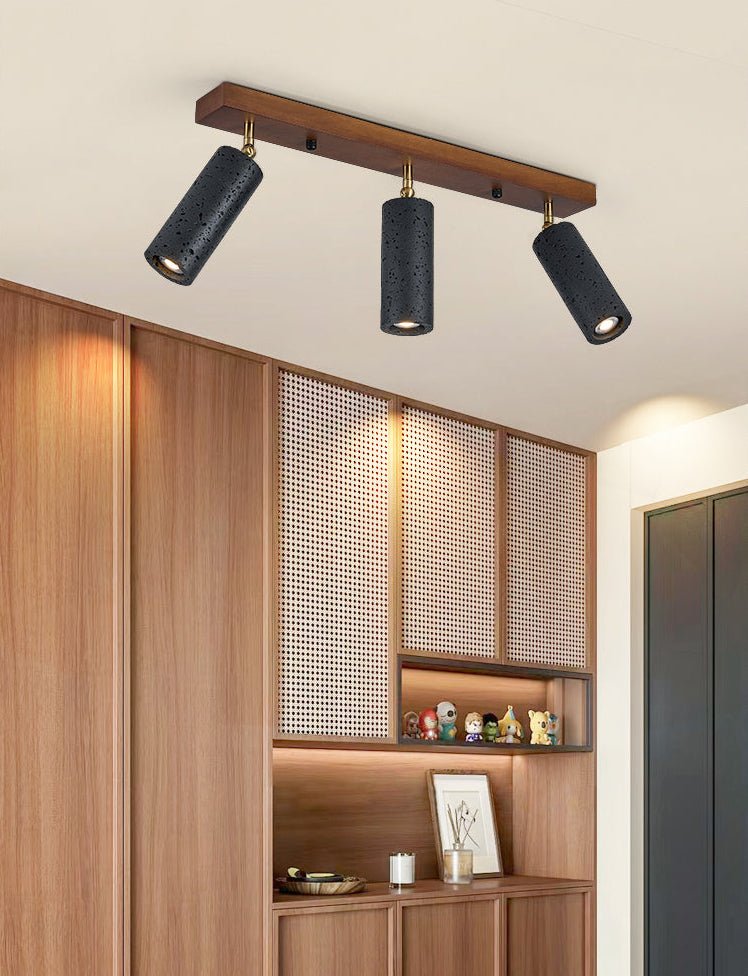 Volcanic Wood Trio Ceiling Spot